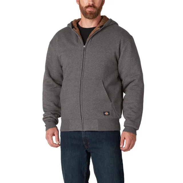 Dickies Sherpa Sweat à Capuche Zippé Gris Chiné L