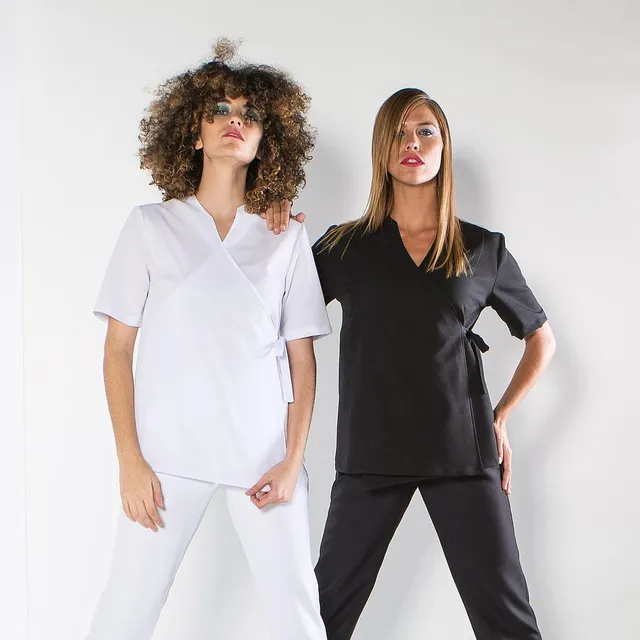 Gary's tunique coiffure bordeaux femme col V taille M