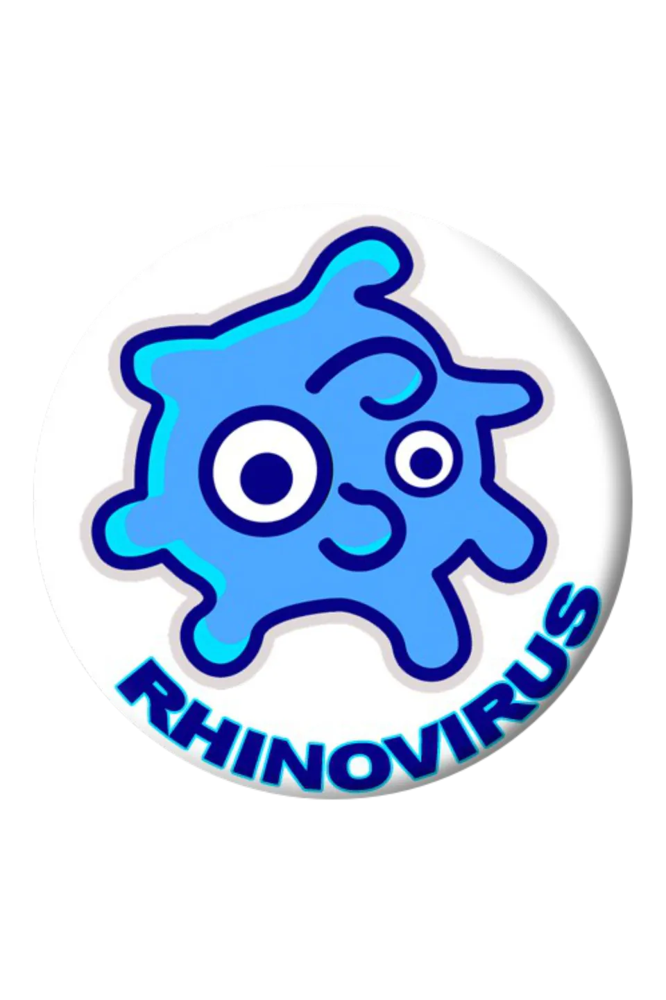 Enfermania Regalos Rhinovirus badge métal 38 mm humour