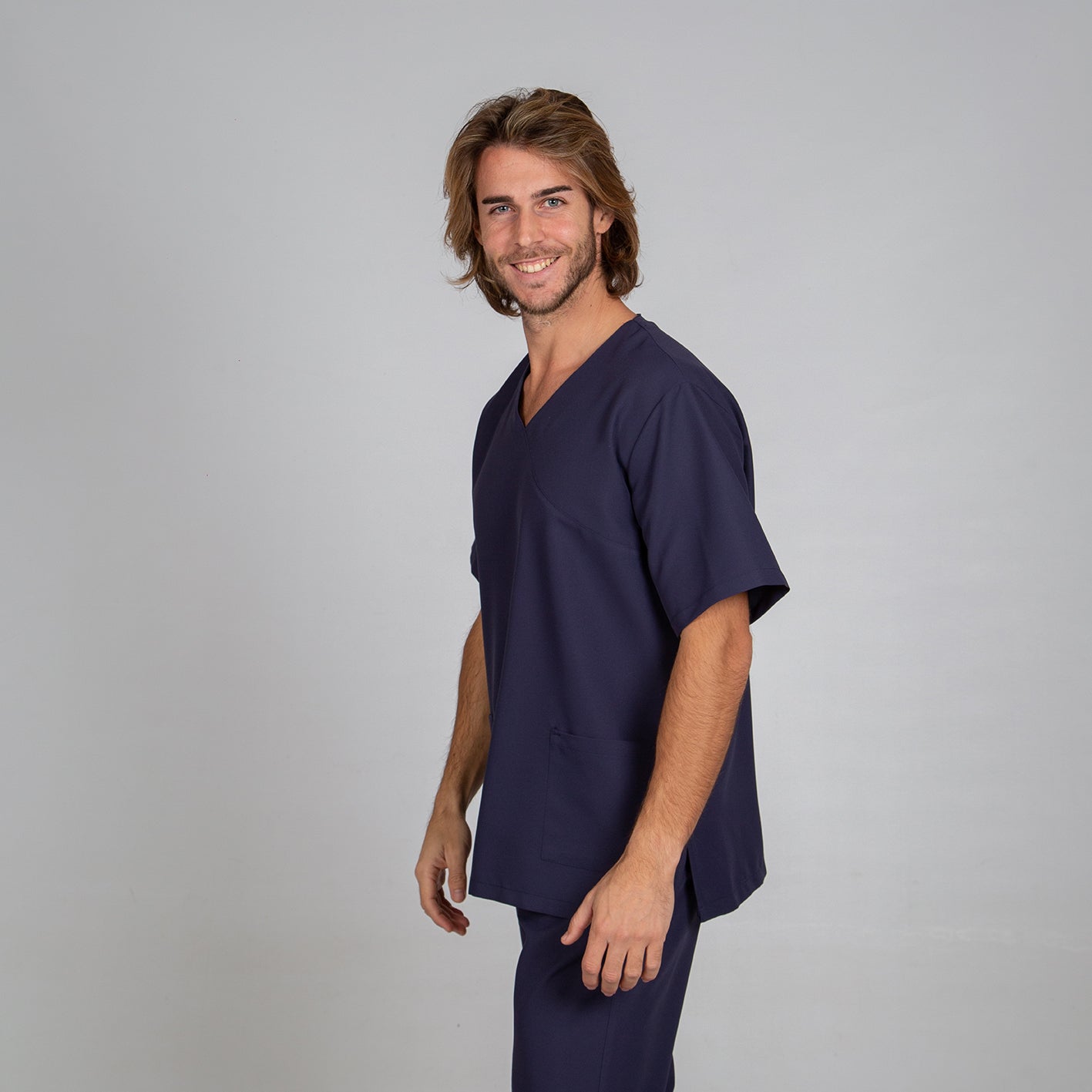 GARY'S Nerea blouse médicale unisexe noire col V