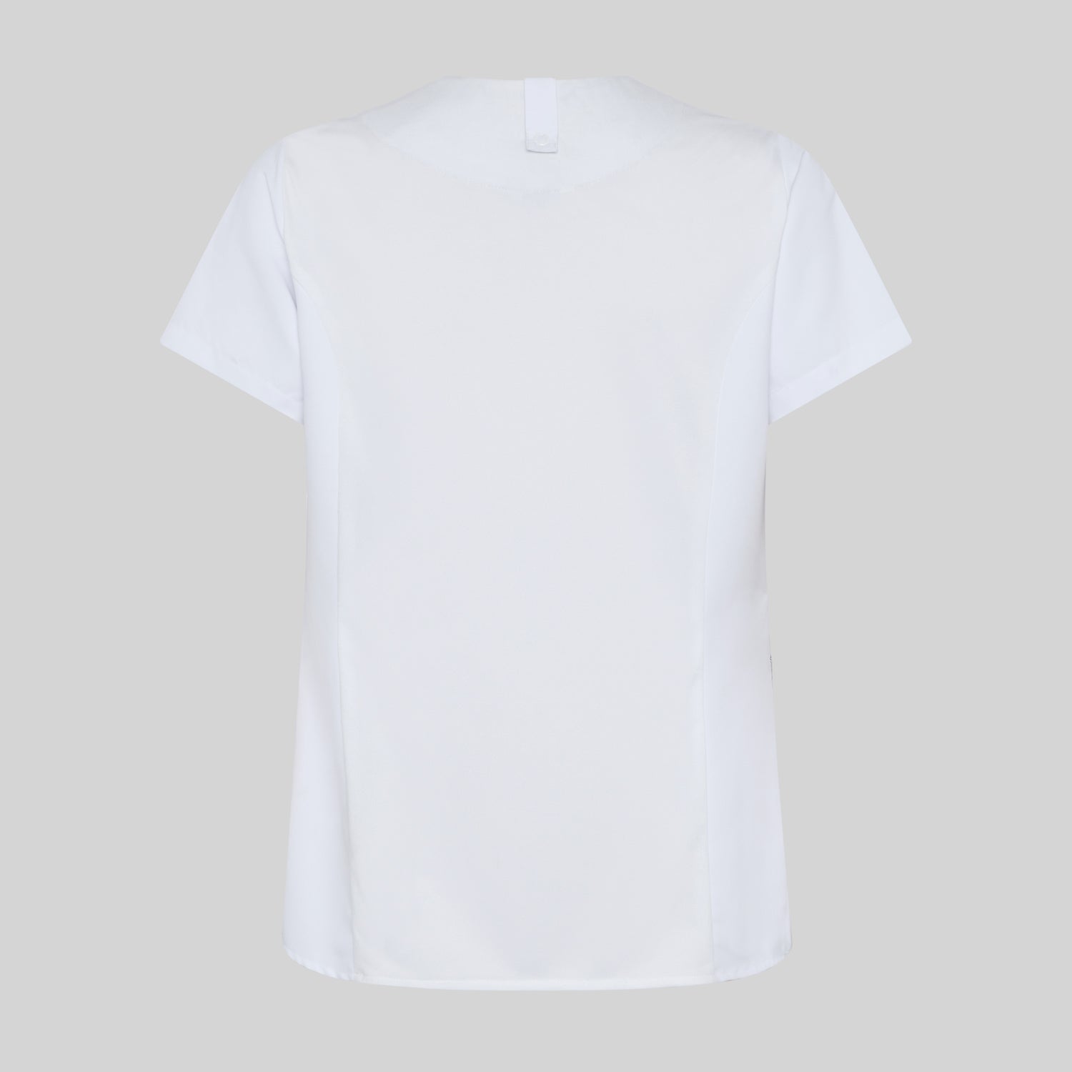 Gary's Peña Blouse Travail Femme Blanche Marine Zip