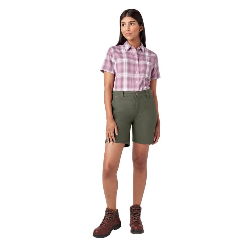 Dickies Carpenter Duck Short Femme Noir 34W Toile
