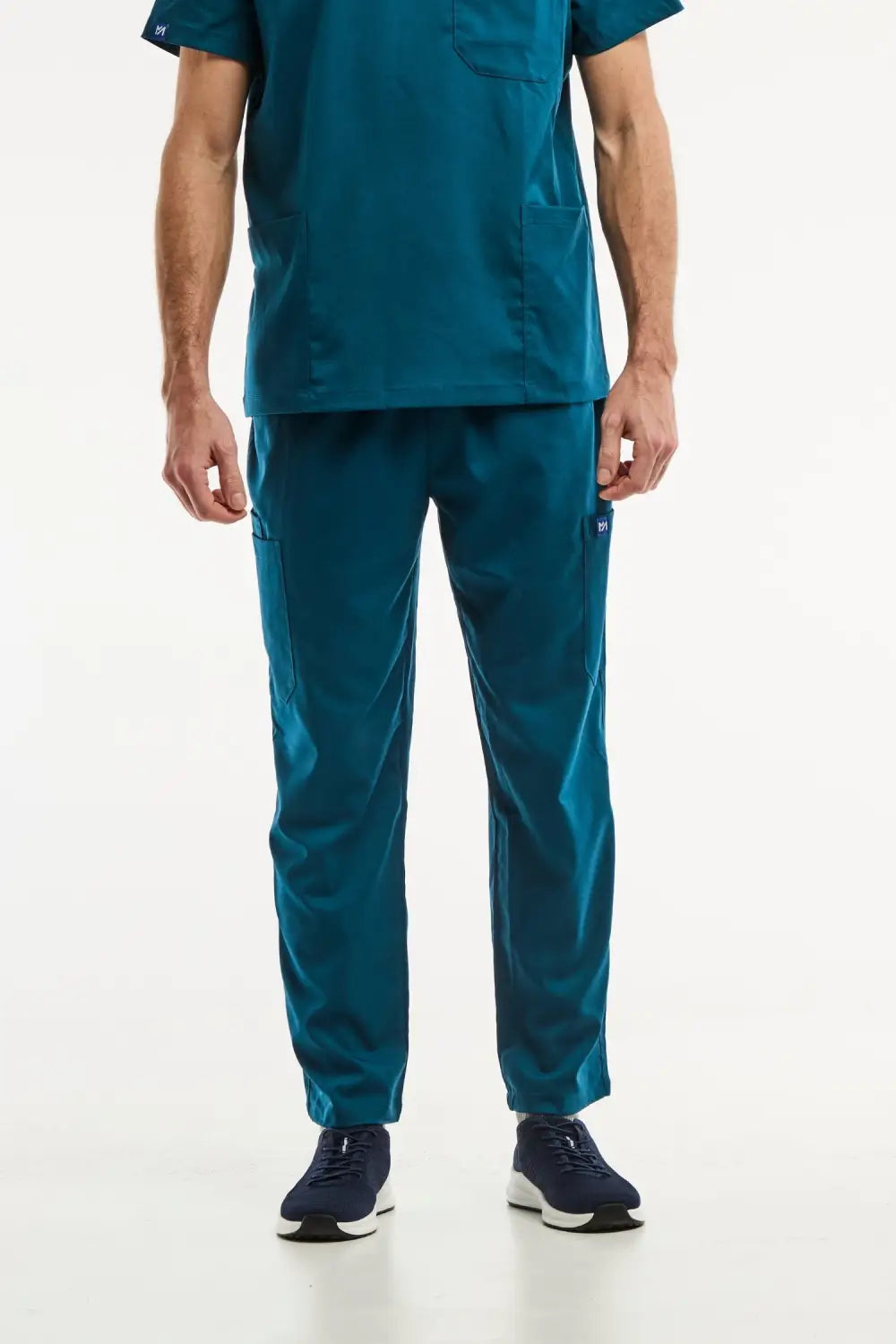 Aelin LUCA pantalon médical homme vert turquoise stretch