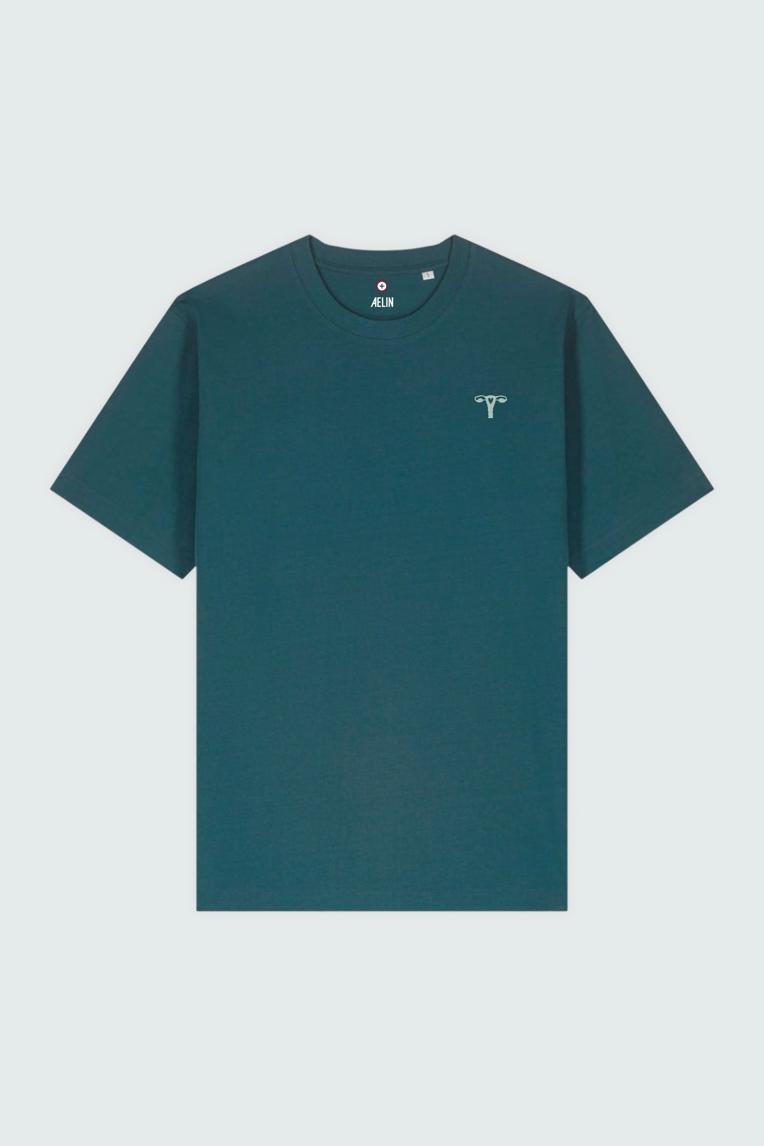 Aelin Slimfit New T-shirt médical gynécologie coton bio noir