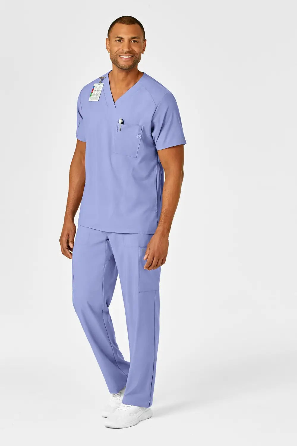 Aelin LUCA W123 tenue médicale homme bleu ciel