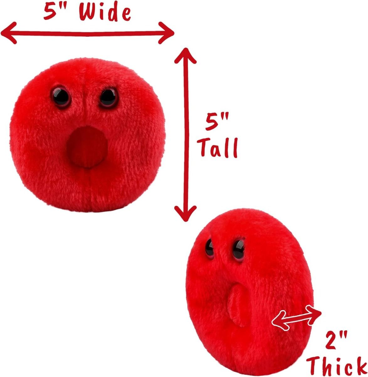 Enfermania Regalos GiantMicrobes peluche hématie globule rouge