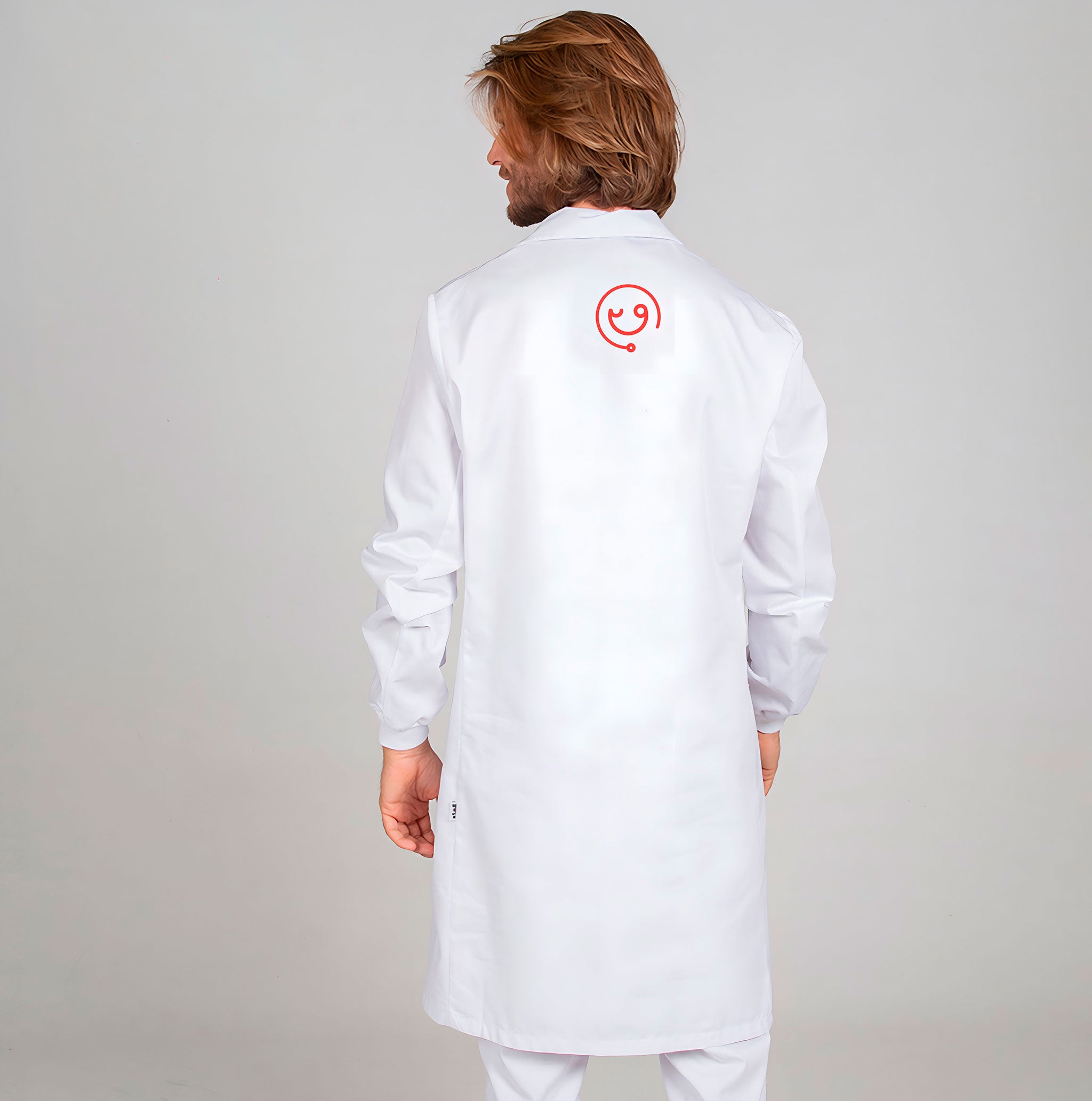 Gary's Reyes blouse unisexe blanche pressions taille M