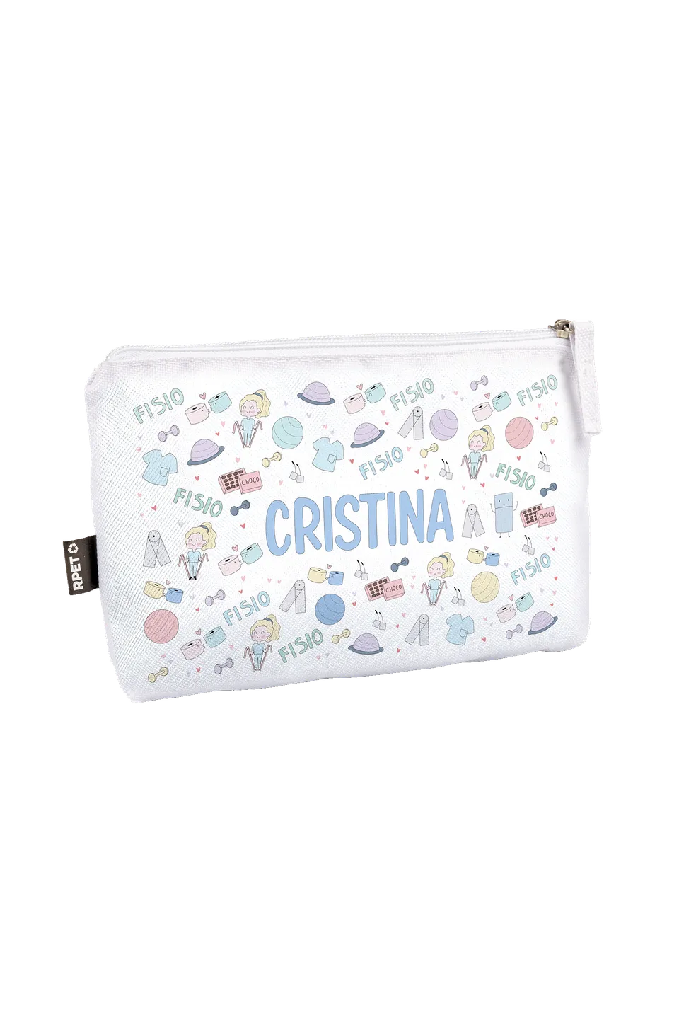 Enfermania Fisio Pastel trousse personnalisable polyester recyclé