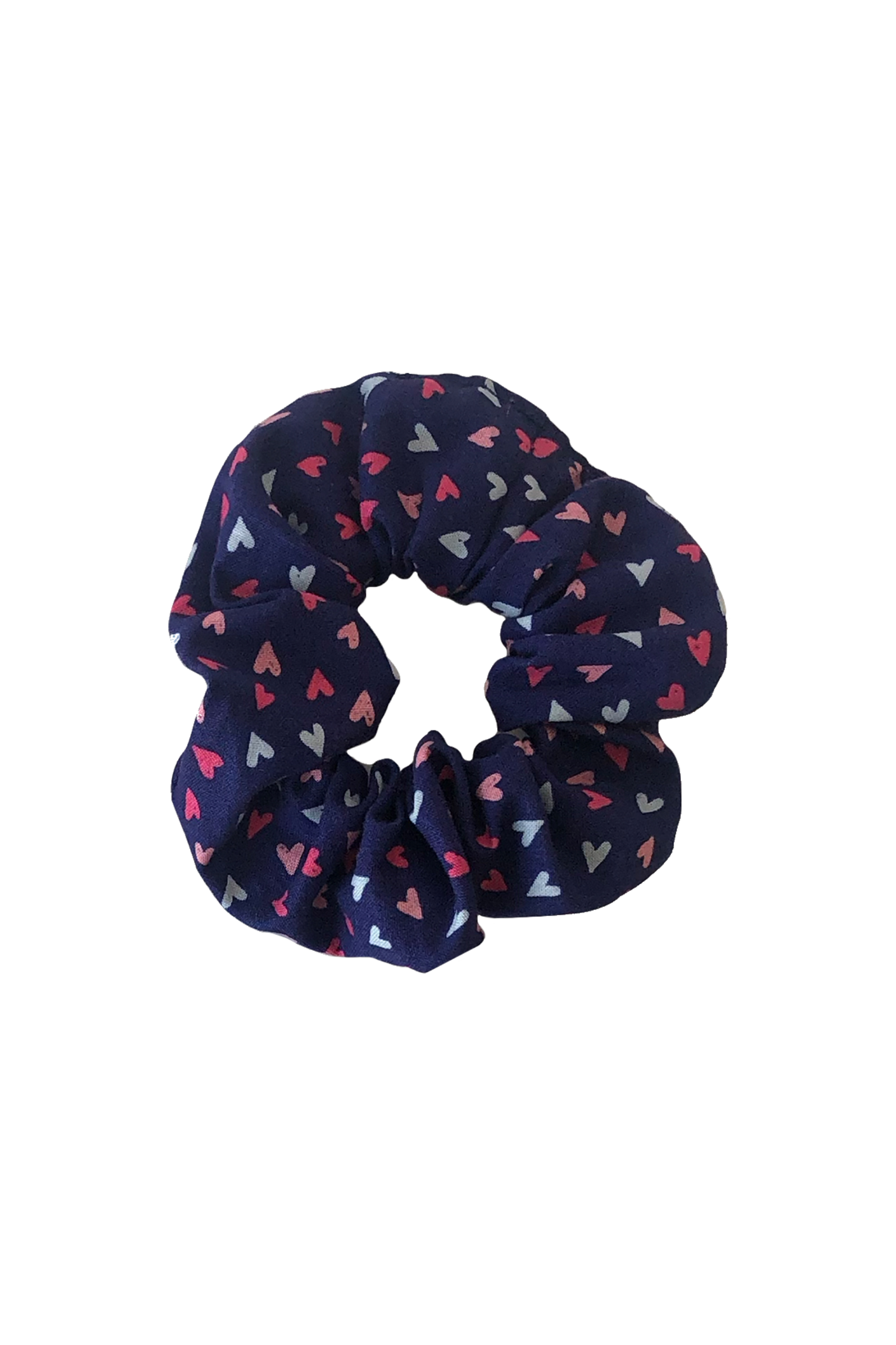Enfermania chouchou cheveux Coeurs fraise coton imprimé