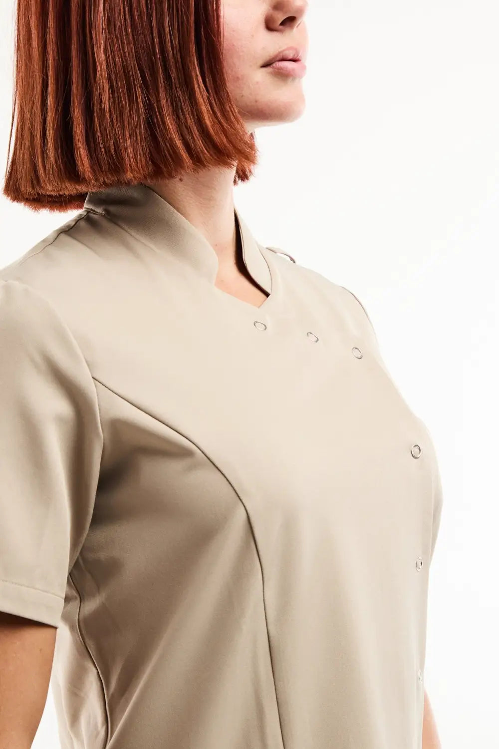 Aelin Aurelia blouse médicale femme sable stretch