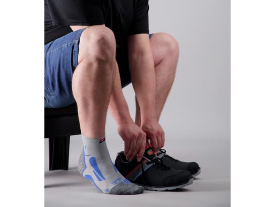 Würth MODYF chaussettes travail été gris bleu 45-47