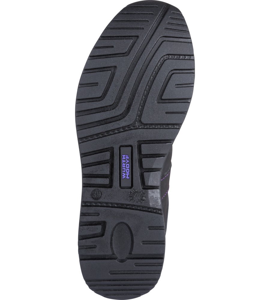 Würth MODYF Carina S3 chaussures sécurité femme noir/violet
