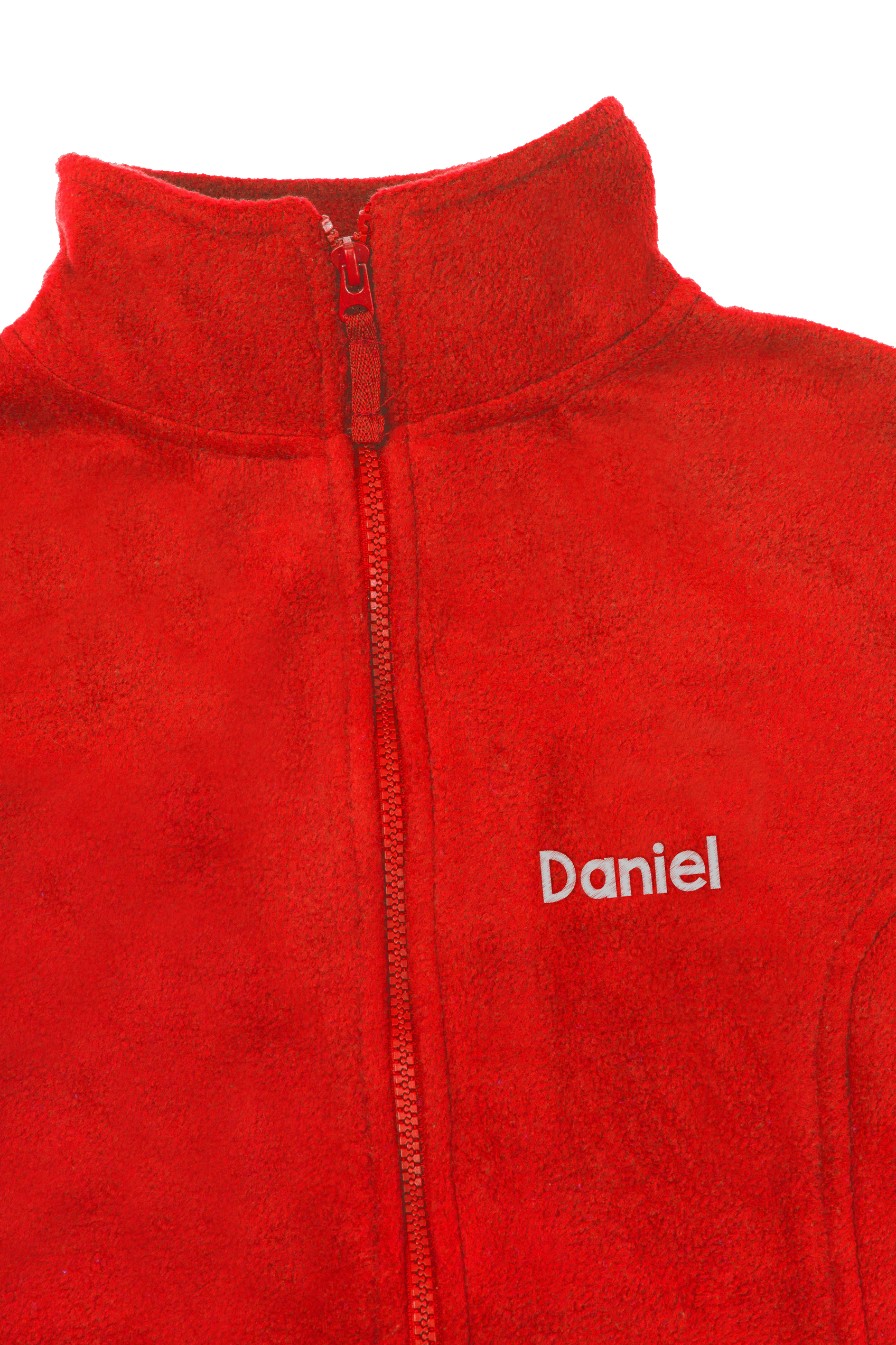 Enfermania Ropa T.E.S veste polaire homme rouge personnalisé