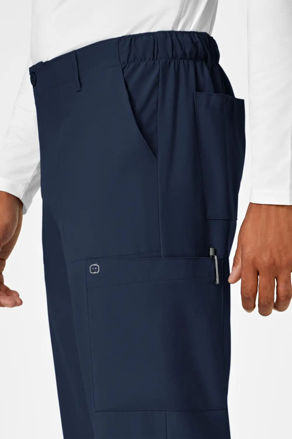 Aelin LUCA W123 Pantalon de bloc homme Bleu marine