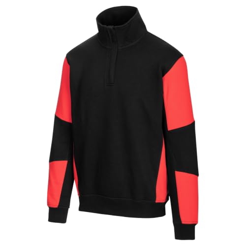 Würth MODYF Job+ Bicolor sweat travail zippé noir/rouge L