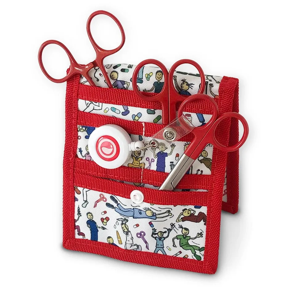 Enfermania Bolsas kit Pocket Revolutum rouge ciseaux