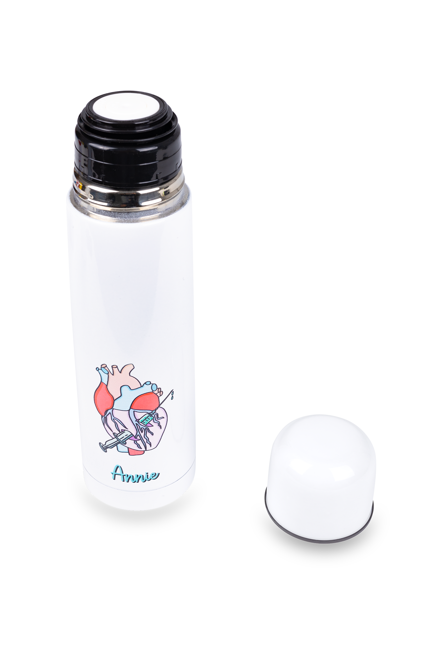 Enfermania Rebelheart thermos inox 500 ml personnalisable