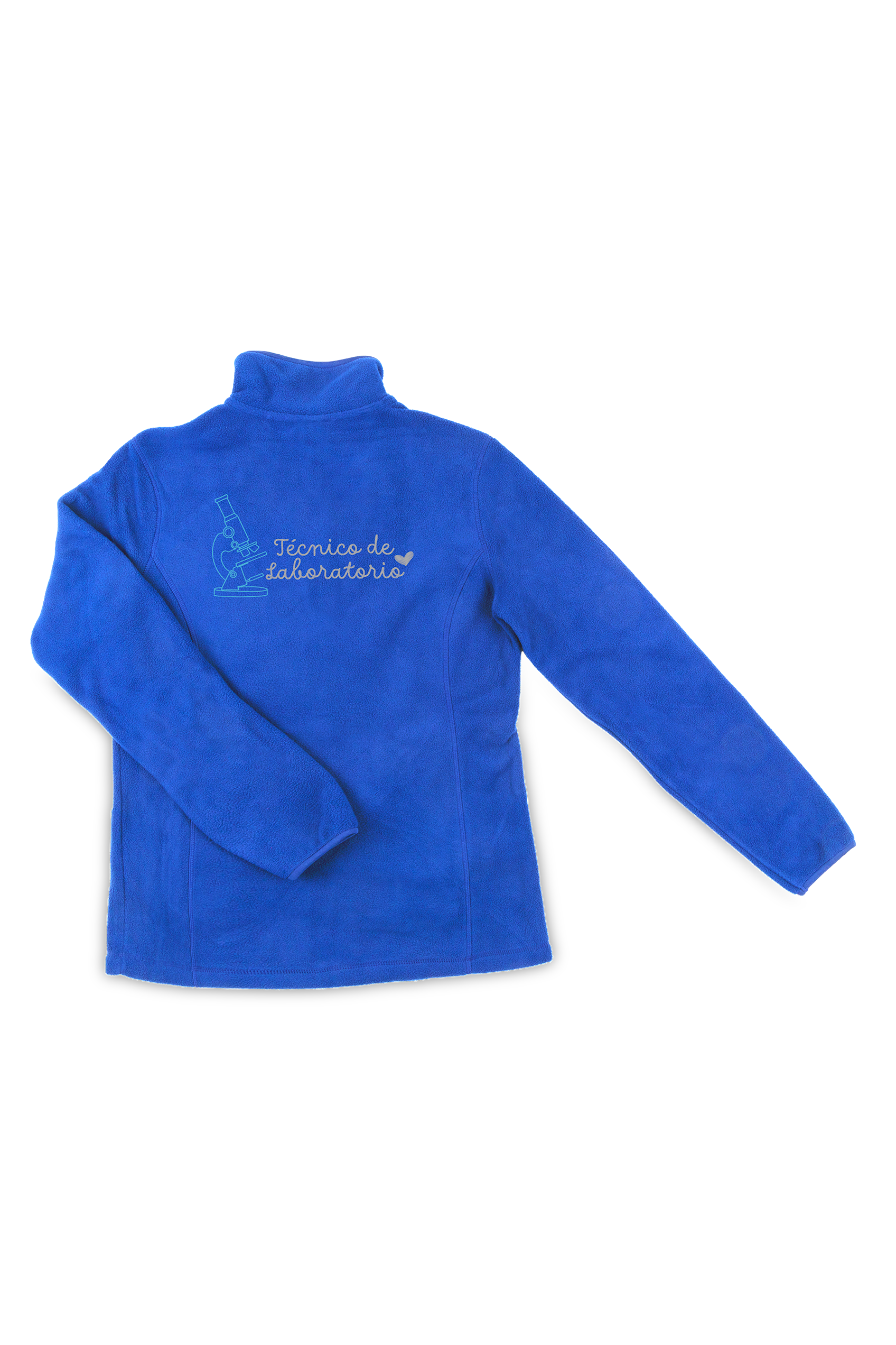 Enfermania Ropa veste polaire homme bleu royal personnalisée taille L