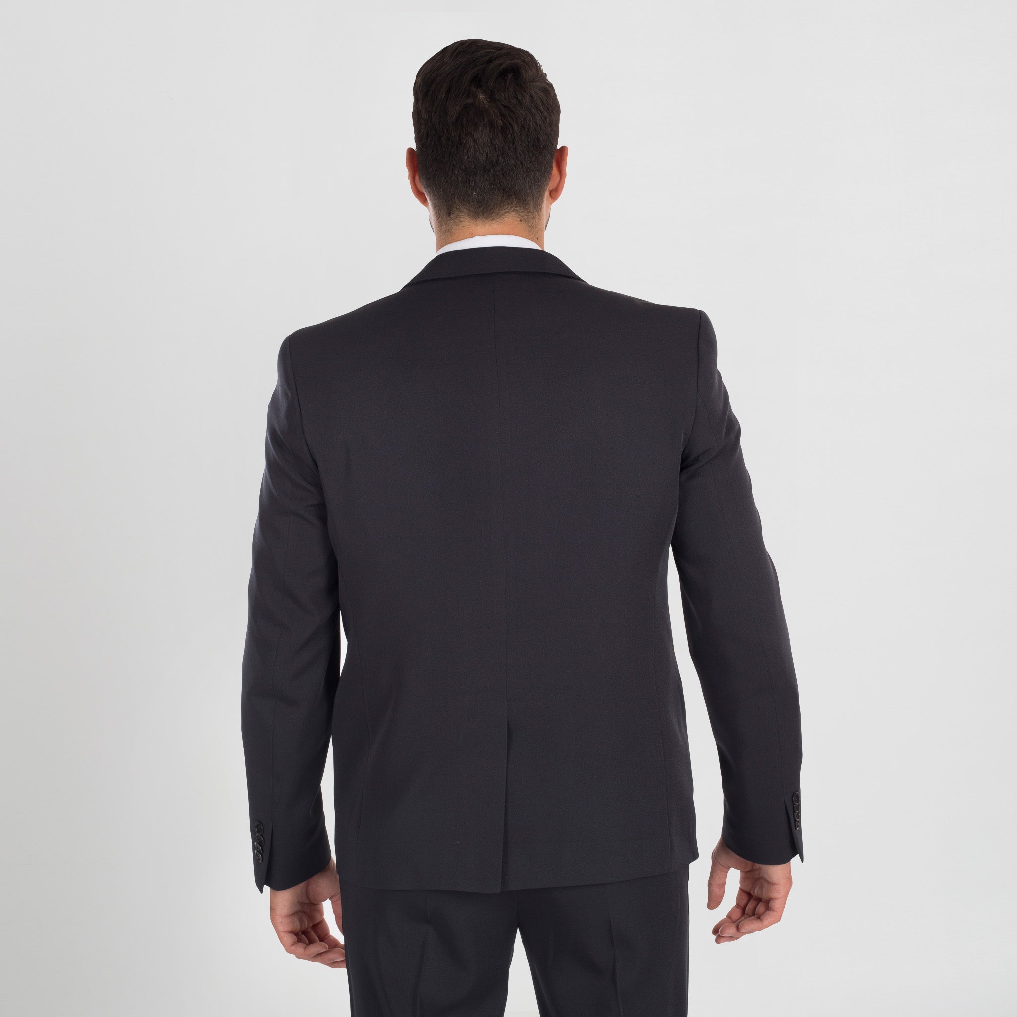 GARY'S Blazer 1 bouton veste homme super slim noir