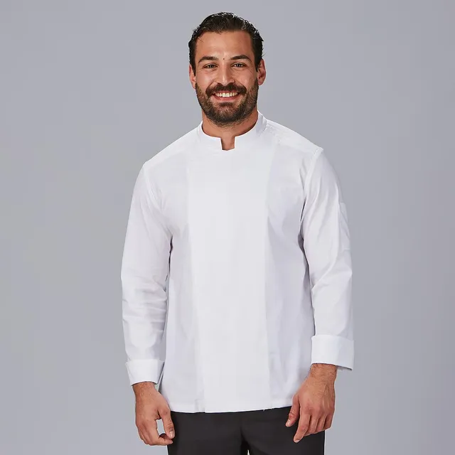 GARY'S Bastos veste de cuisine homme noir stretch