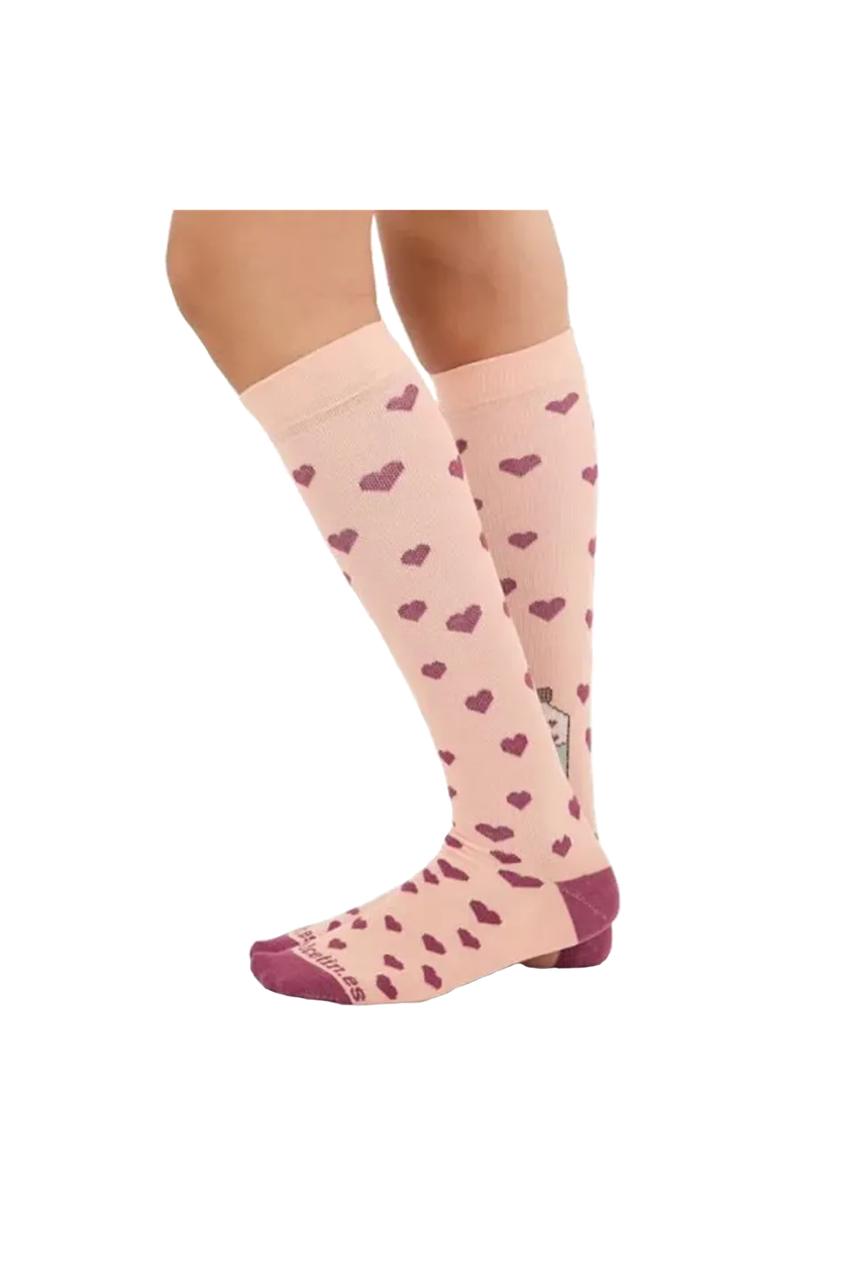Enfermania Ropa chaussettes compression coeurs taille S/M