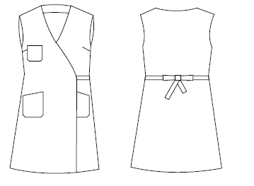 Gary's blouse croisière femme blanche sans manches sarrau