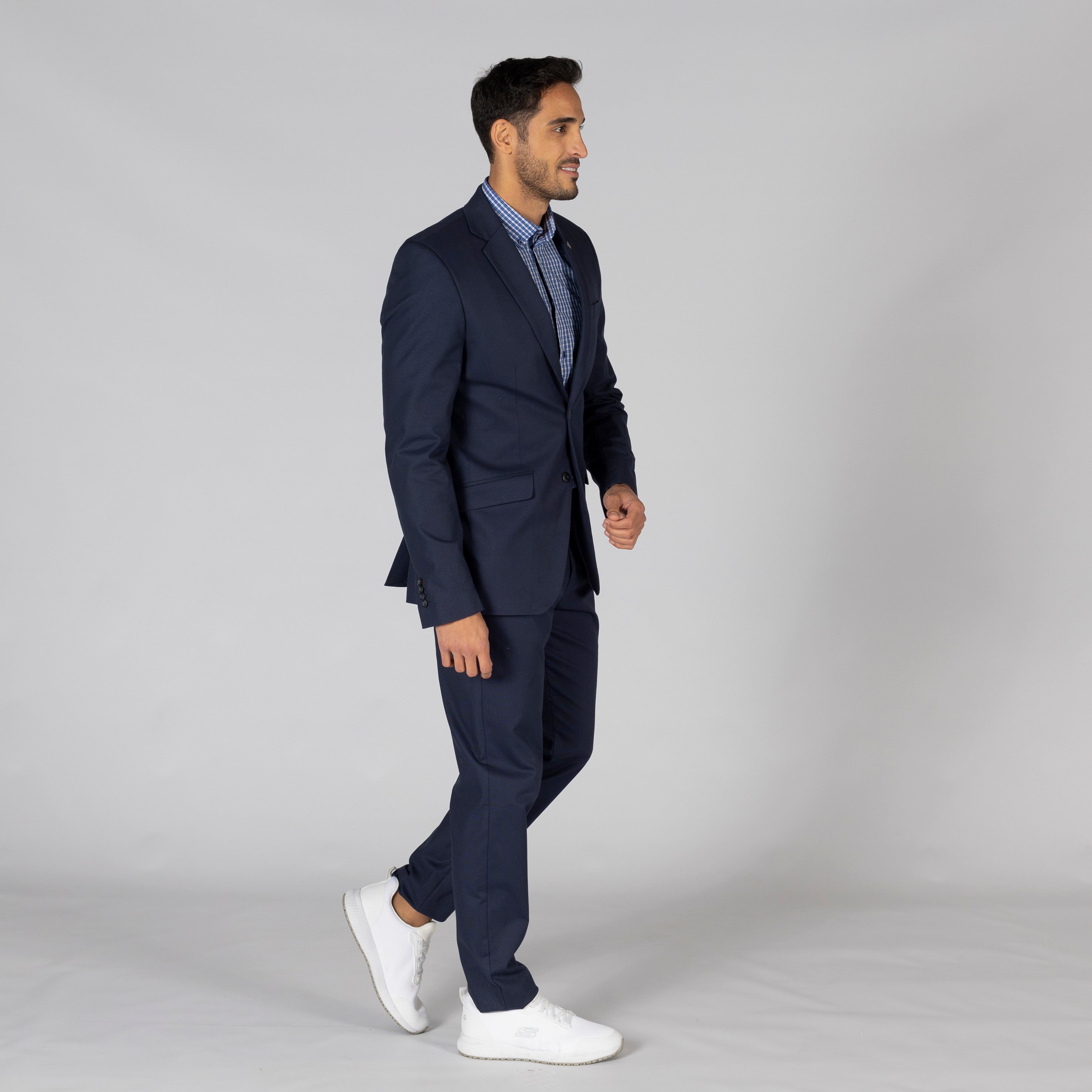 Gary's Meeting Pantalon chino homme marine stretch