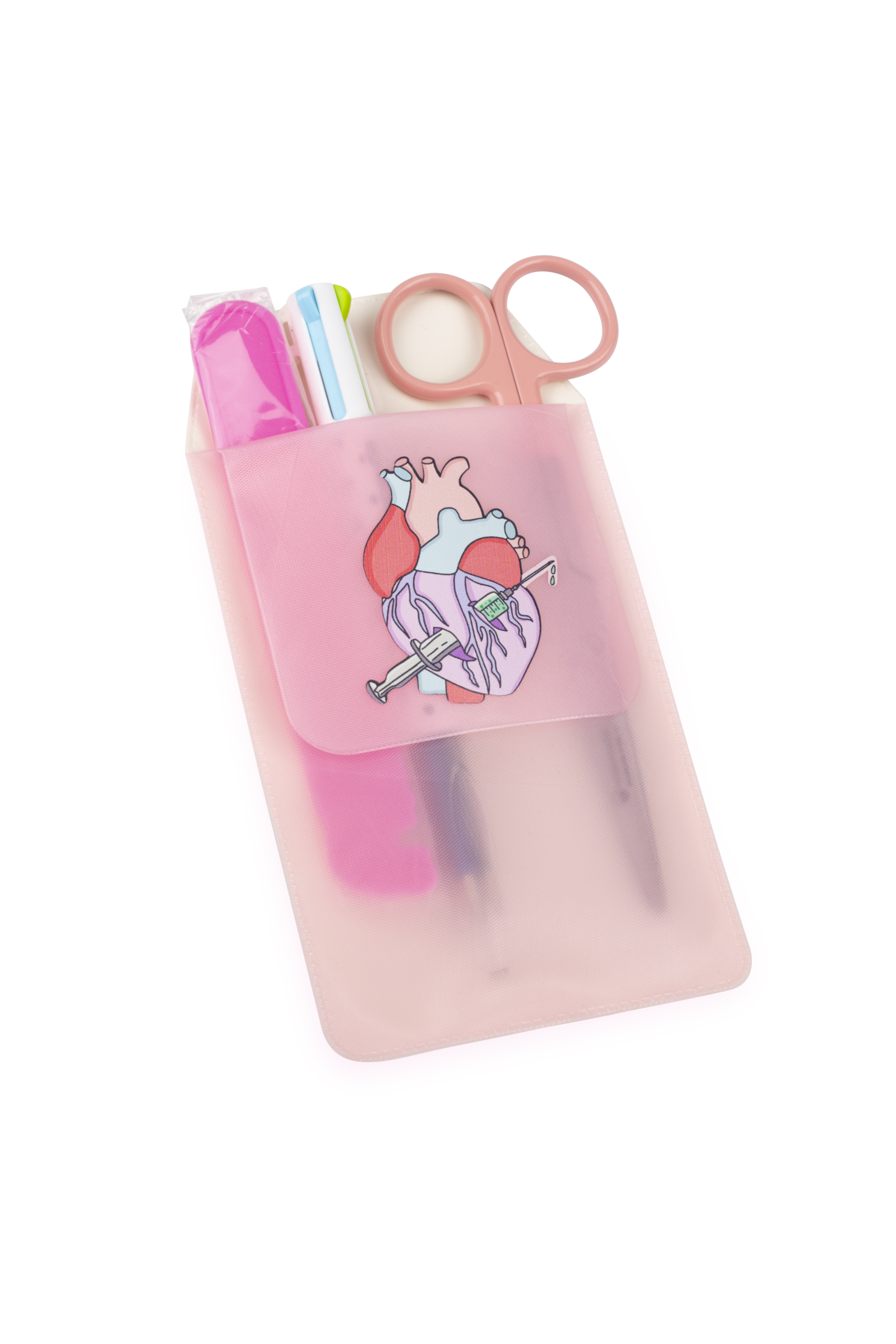 Enfermania Accesorios protège-poche stylo lavande plastique 15,7 cm