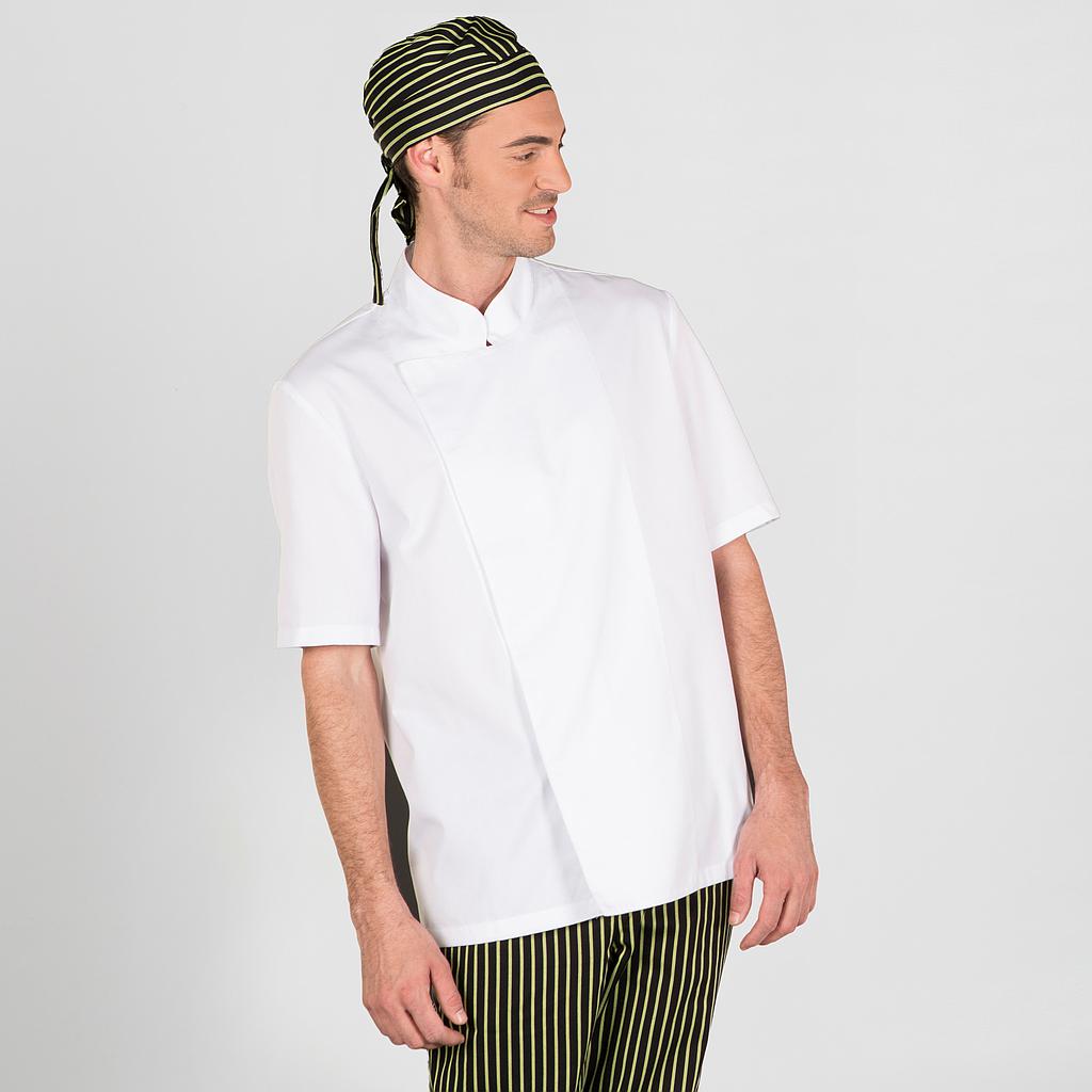 Gary's Chef Jackets veste cuisine blanche velcro XSS