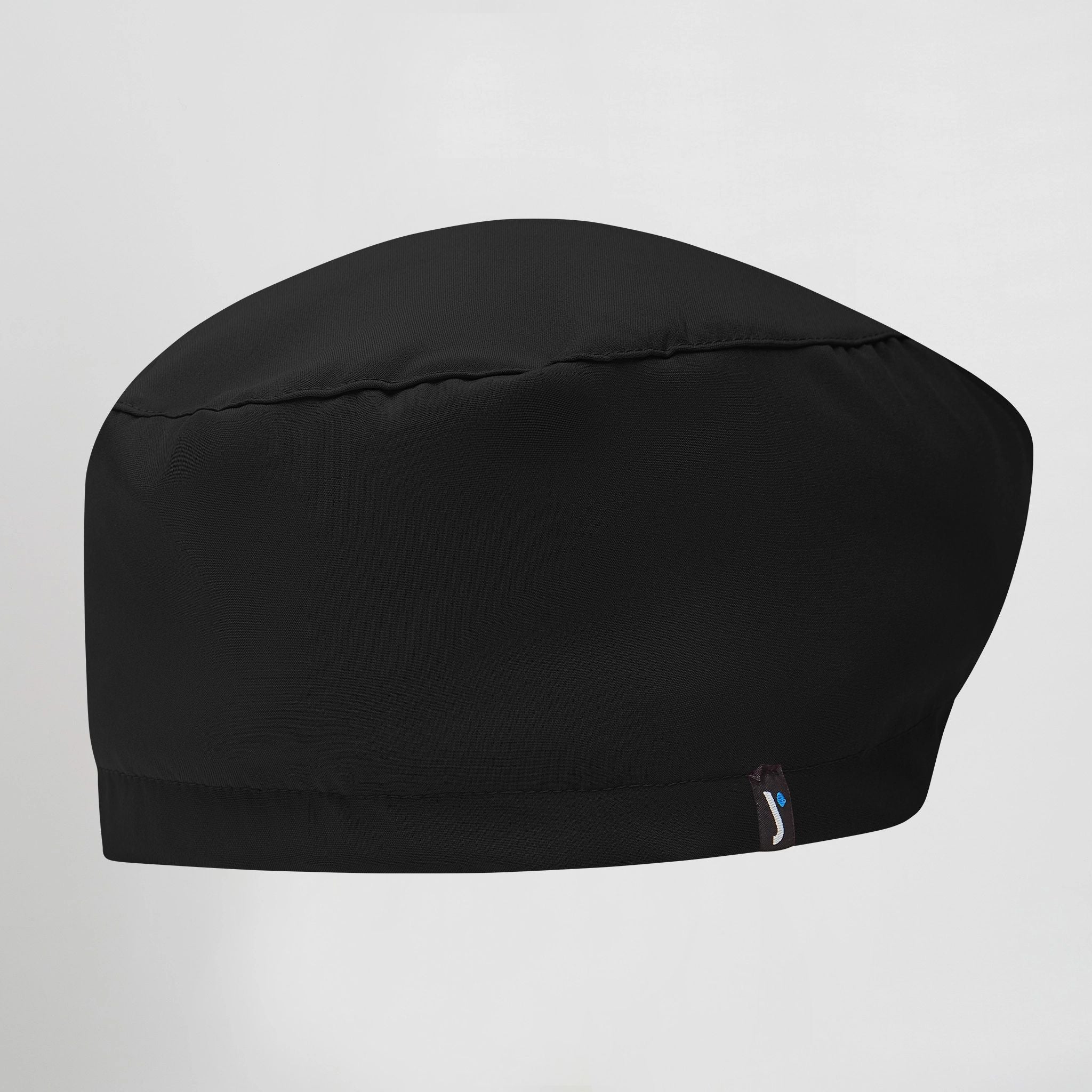 Gary's Calot Chirurgien Noir Bonnet Médical Élastique Microfibre