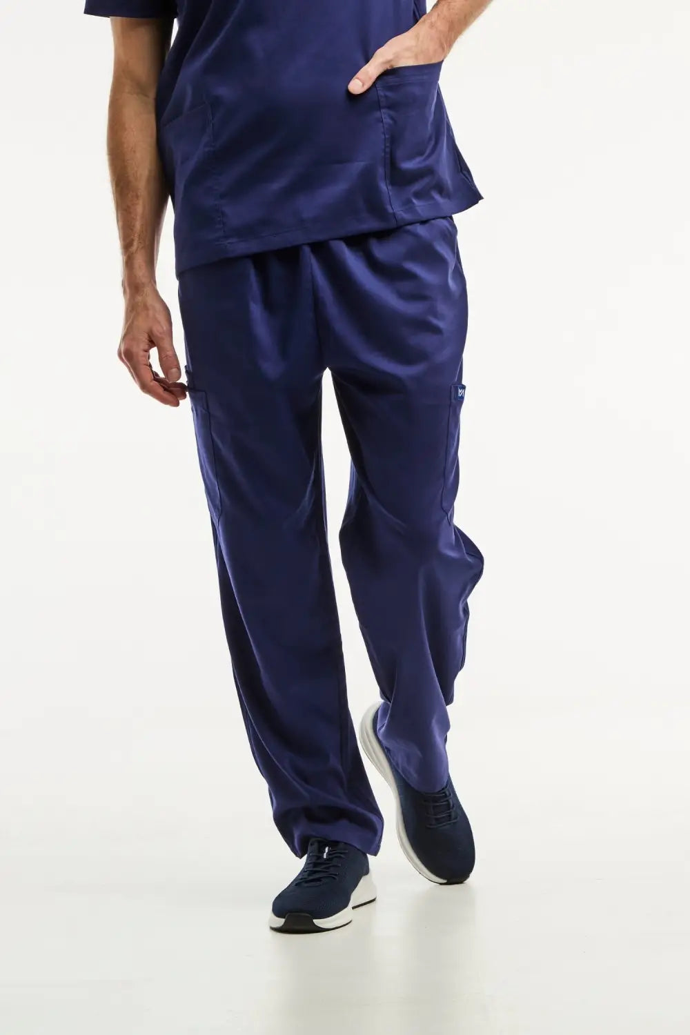 Aelin LUCA pantalon médical homme bleu marine stretch