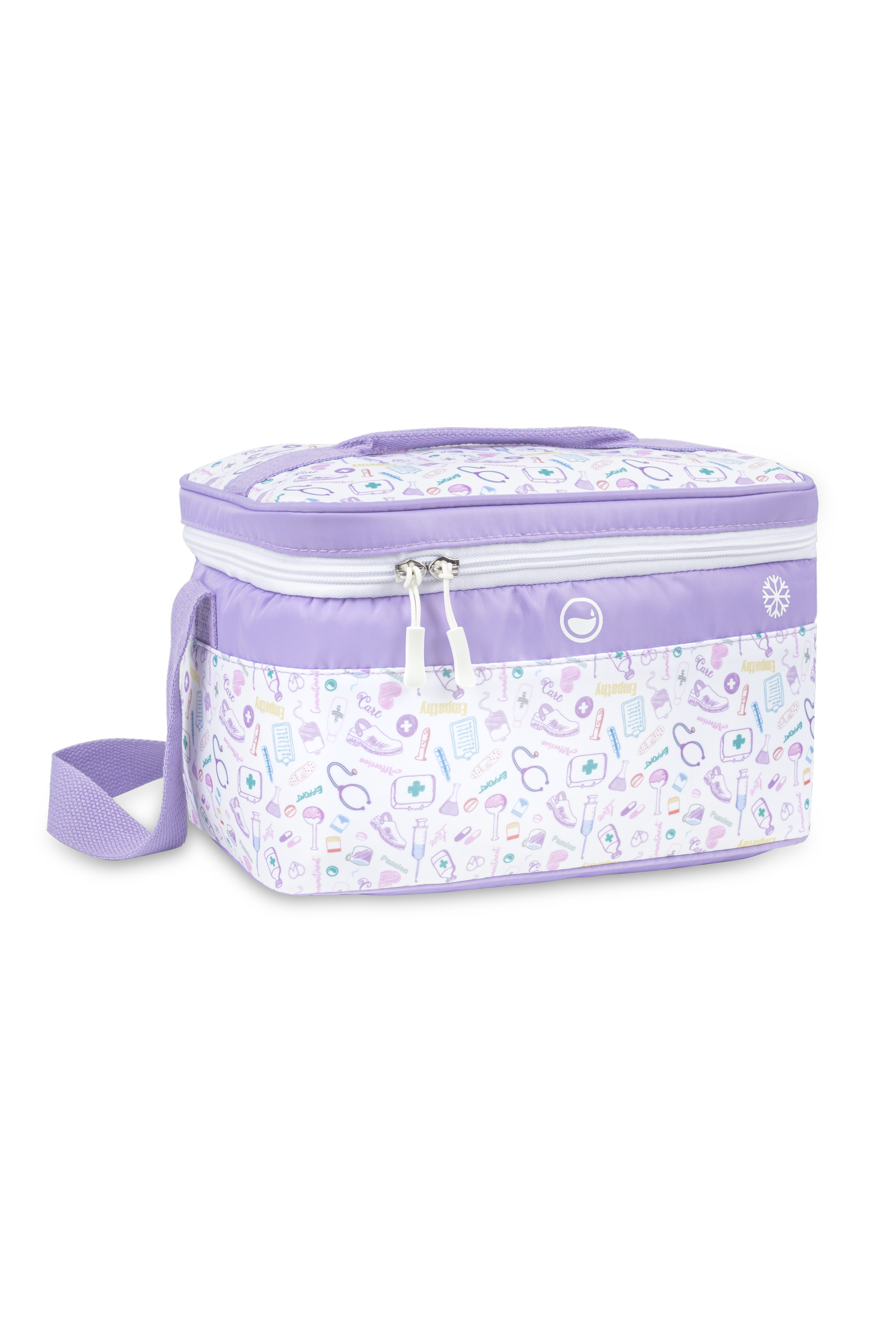 Enfermania Care Collection sac isotherme 7 L blanc lavande