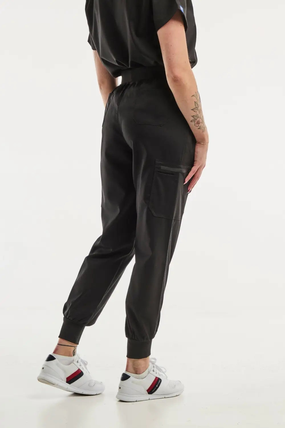 Aelin EMMA Jogger pantalon médical femme noir