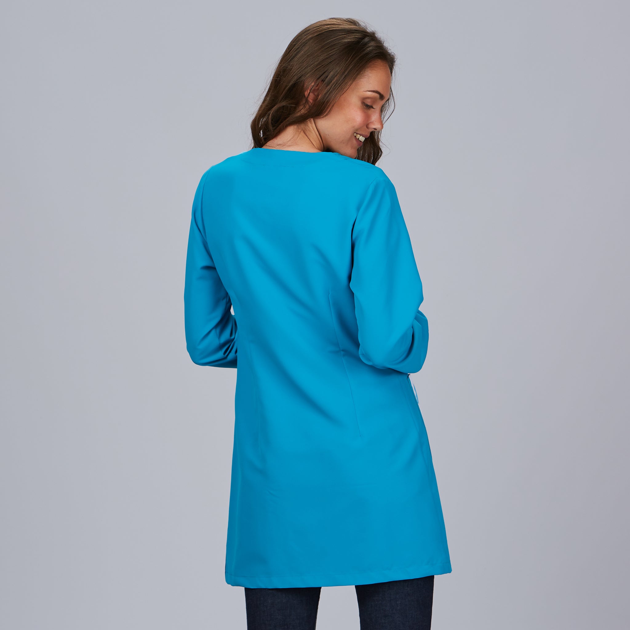 GARY'S Special Autism blouse travail turquoise zip