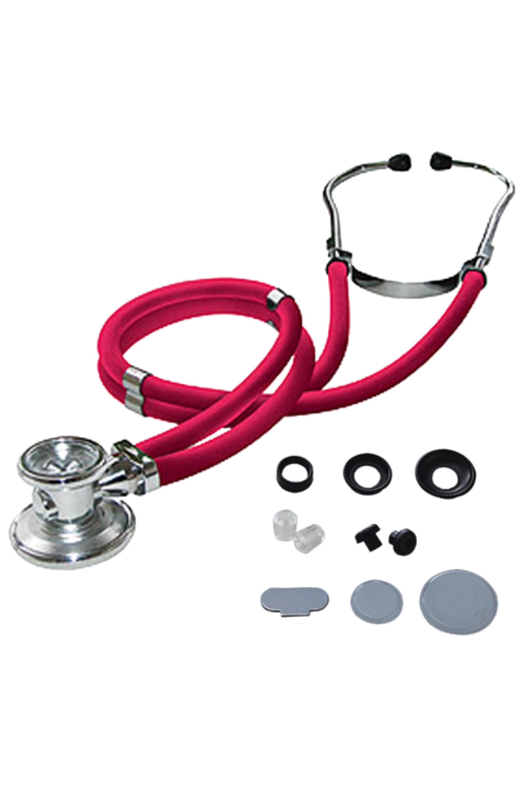 Enfermania Instrumental Rappaport stéthoscope rouge double pavillon