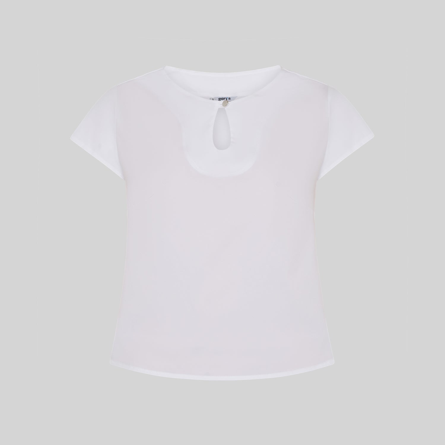 GARY'S Petra blouse femme noire manches courtes recyclée