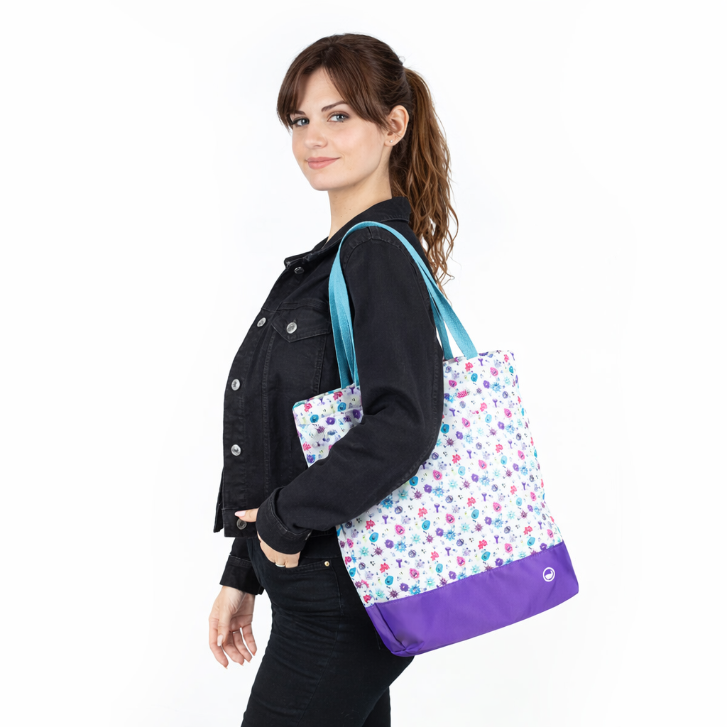 Enfermania Virus sac tote virus 38x40 cm polyester