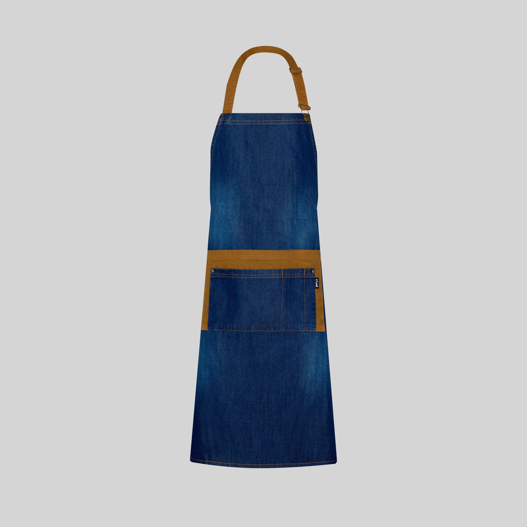 Gary's tablier bavette denim indigo albero 85x80