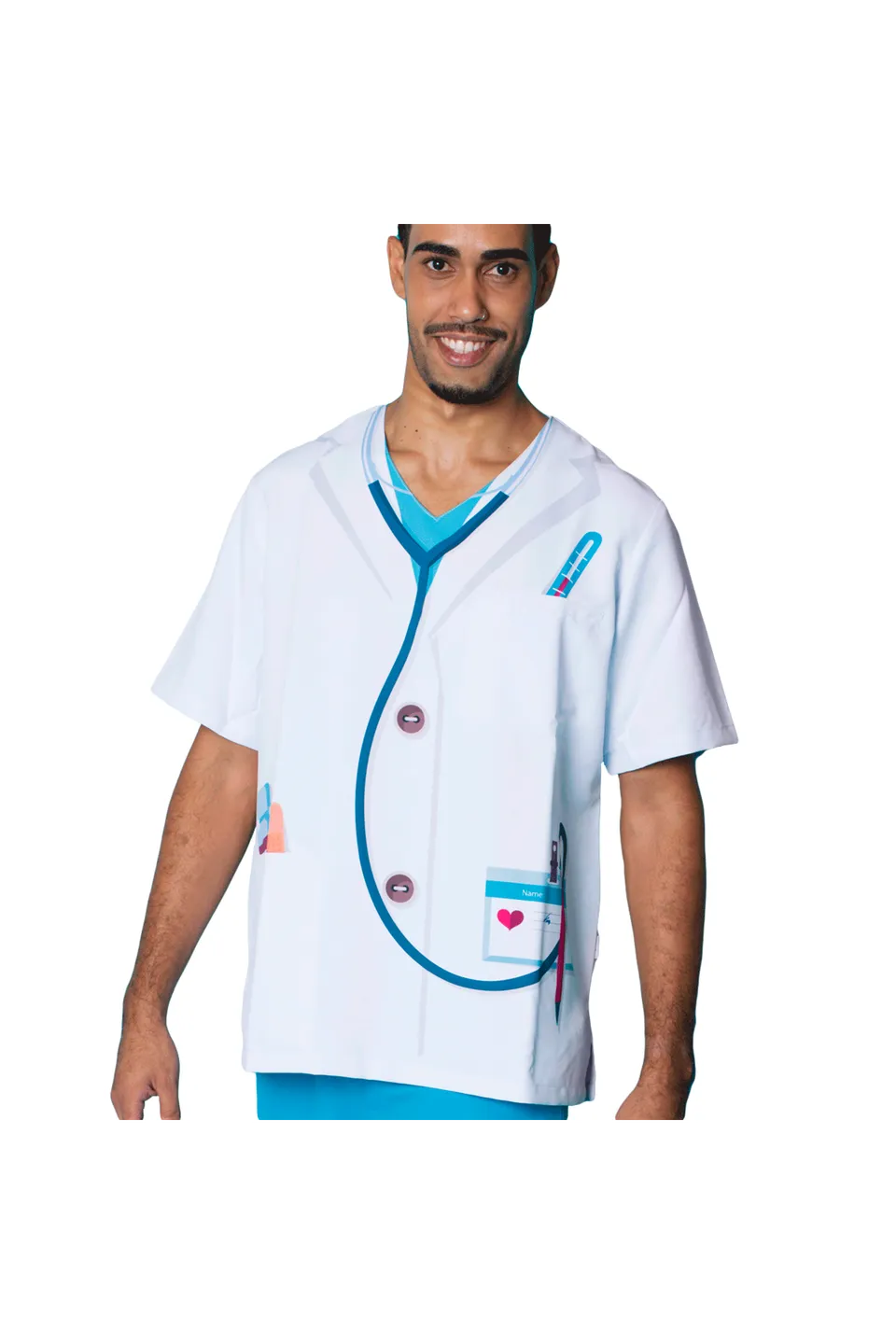Enfermania Ropa Bluson Microfibra Magic Print blouse médicale antibactérienne