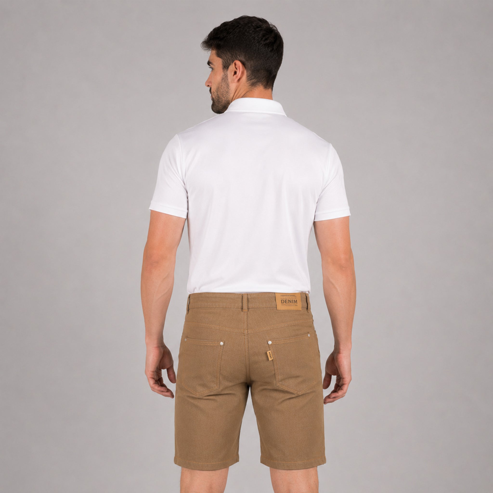 Gary's Pants Bermuda denim noir stretch homme