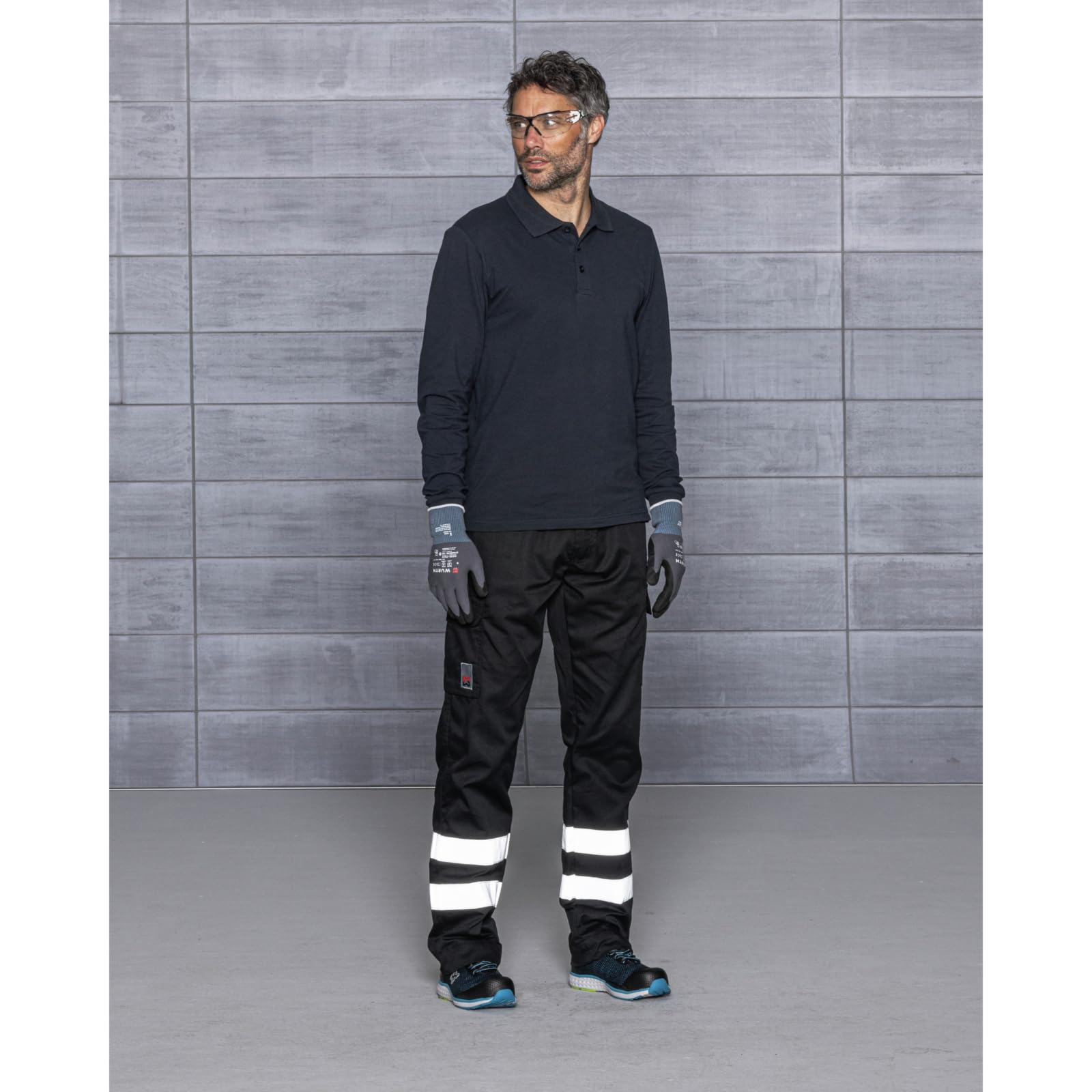 Würth MODYF Job+ polo manches longues marine M coton