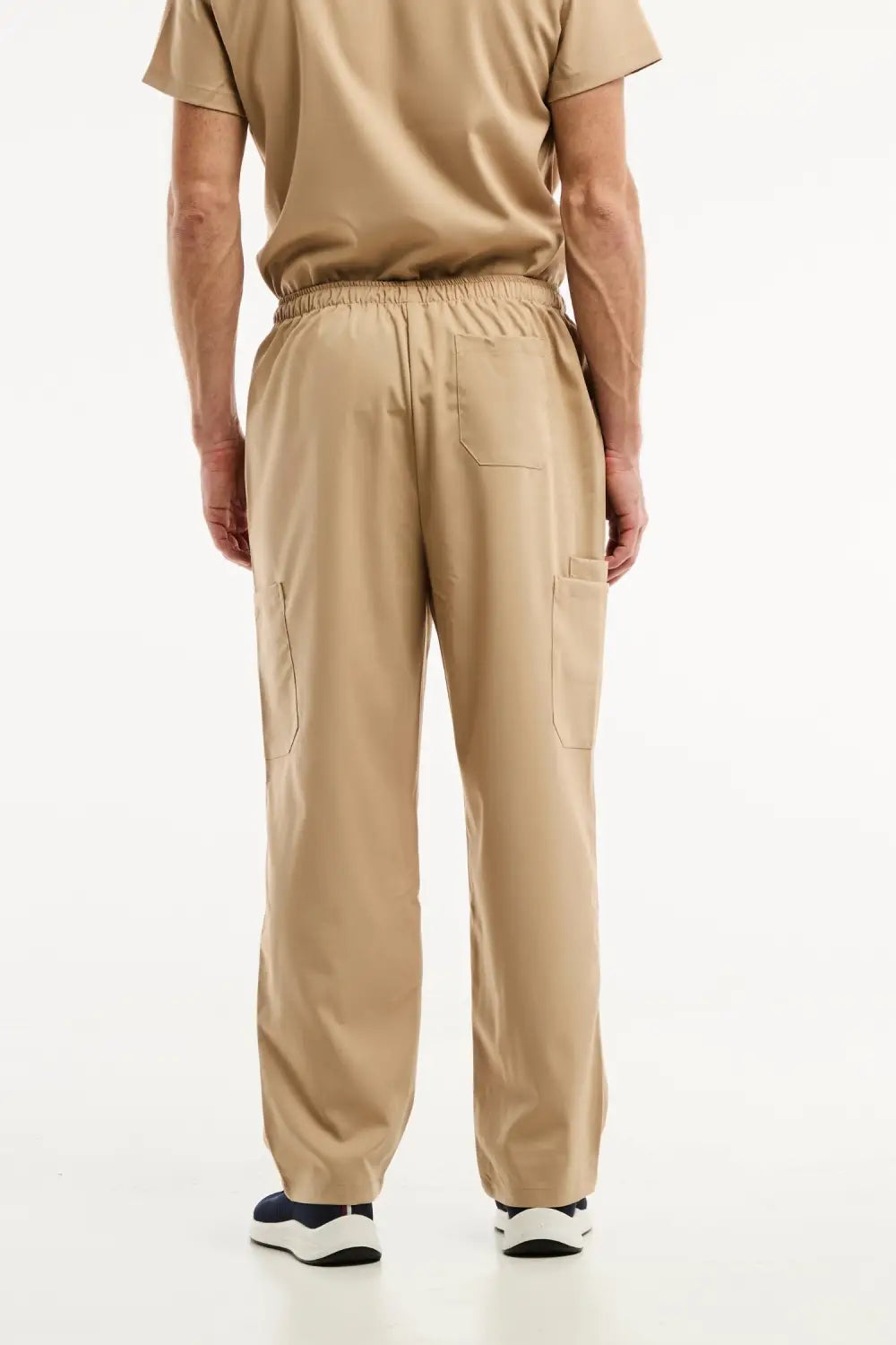 Aelin LUCA Pantalon médical homme beige clair poches