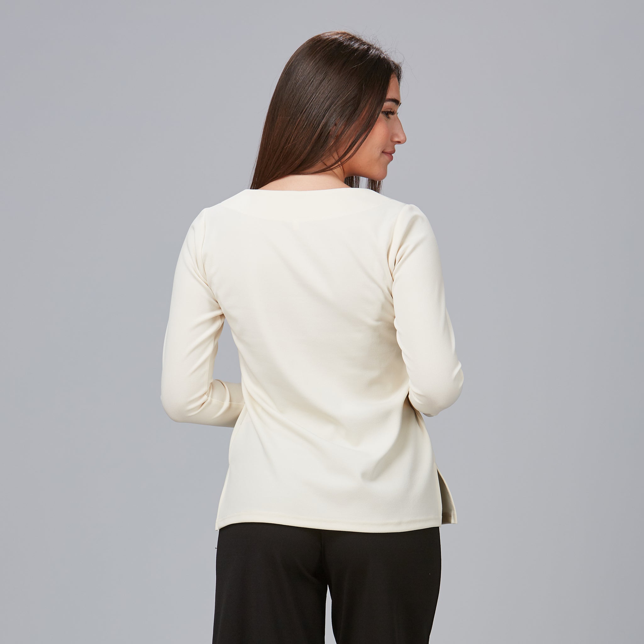 Gary's Robinia t-shirt femme col bateau noire S