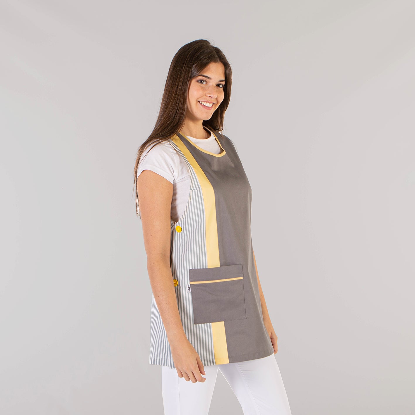Gary's Chasubles tablier Jimena vanille M sans manches