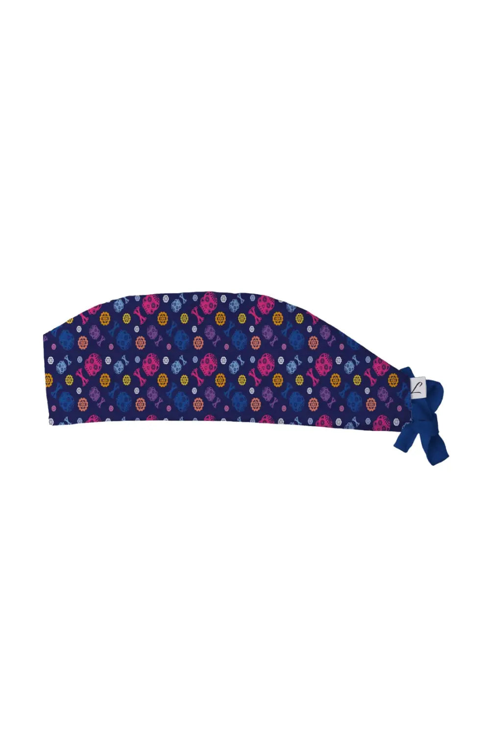 Aelin Paris calot médical bleu marine squelette polyester