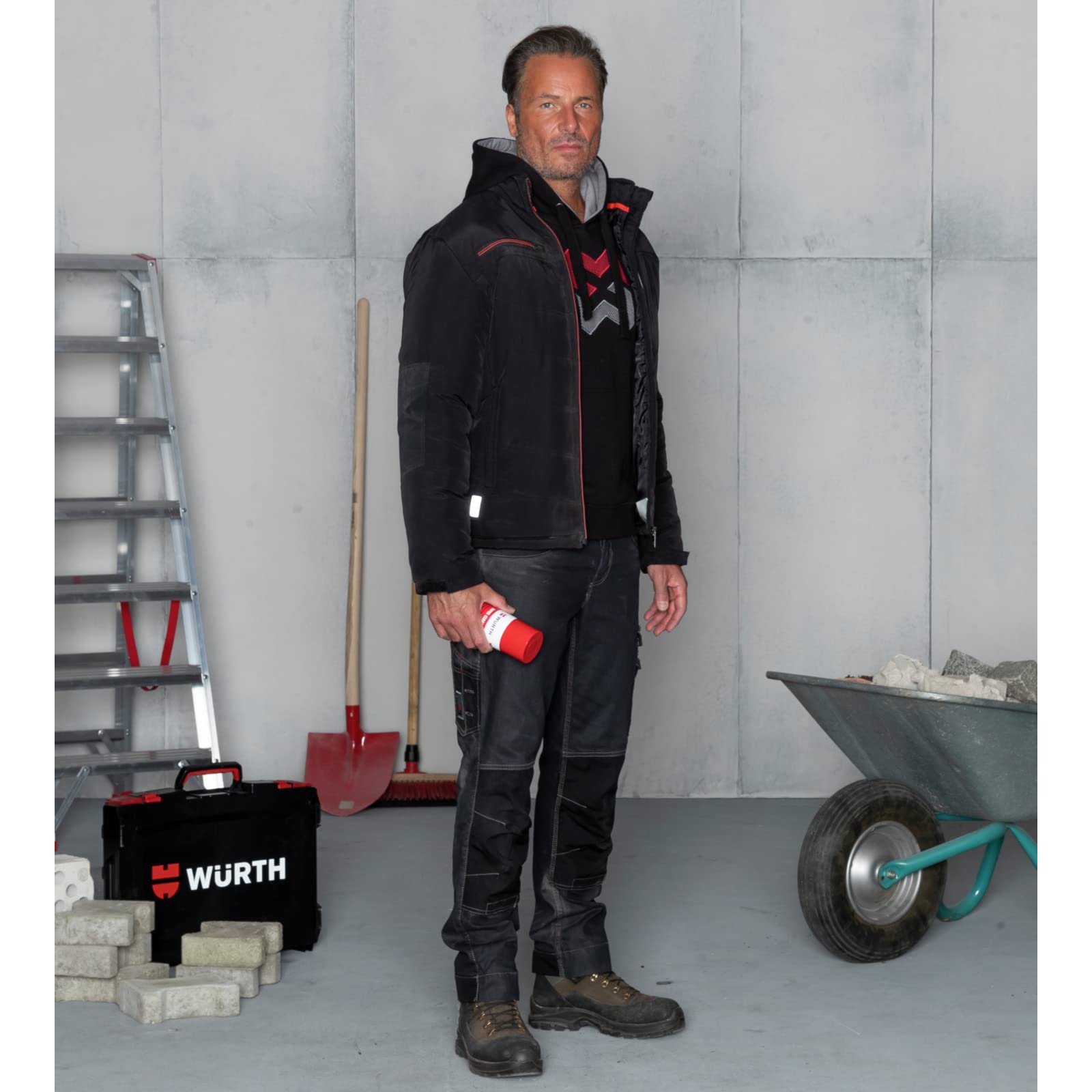 Würth MODYF Star Craft Blouson de travail noir matelassé