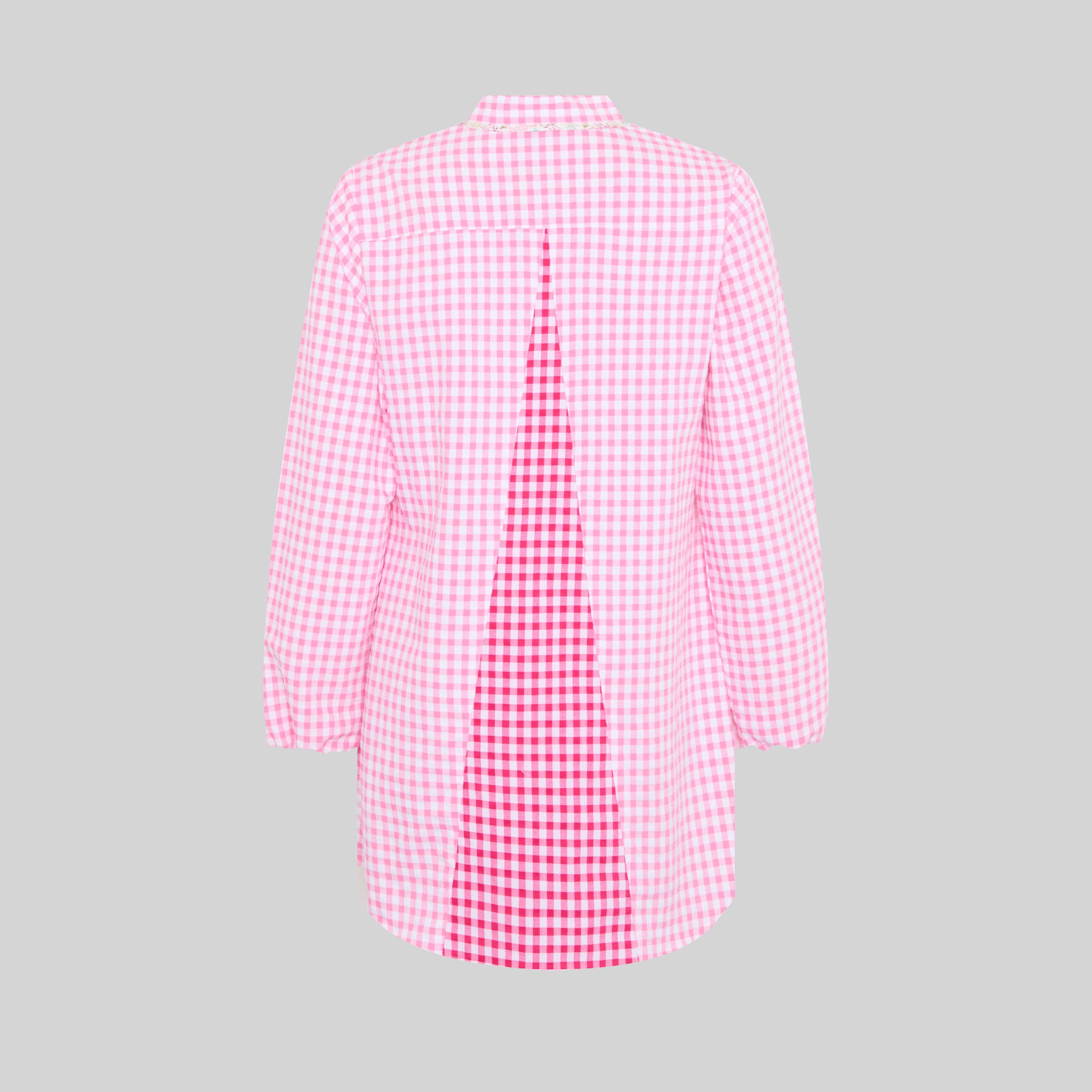 GARY'S Aquarium Blouse École Femme Vichy Vert d'Eau - 80 cm