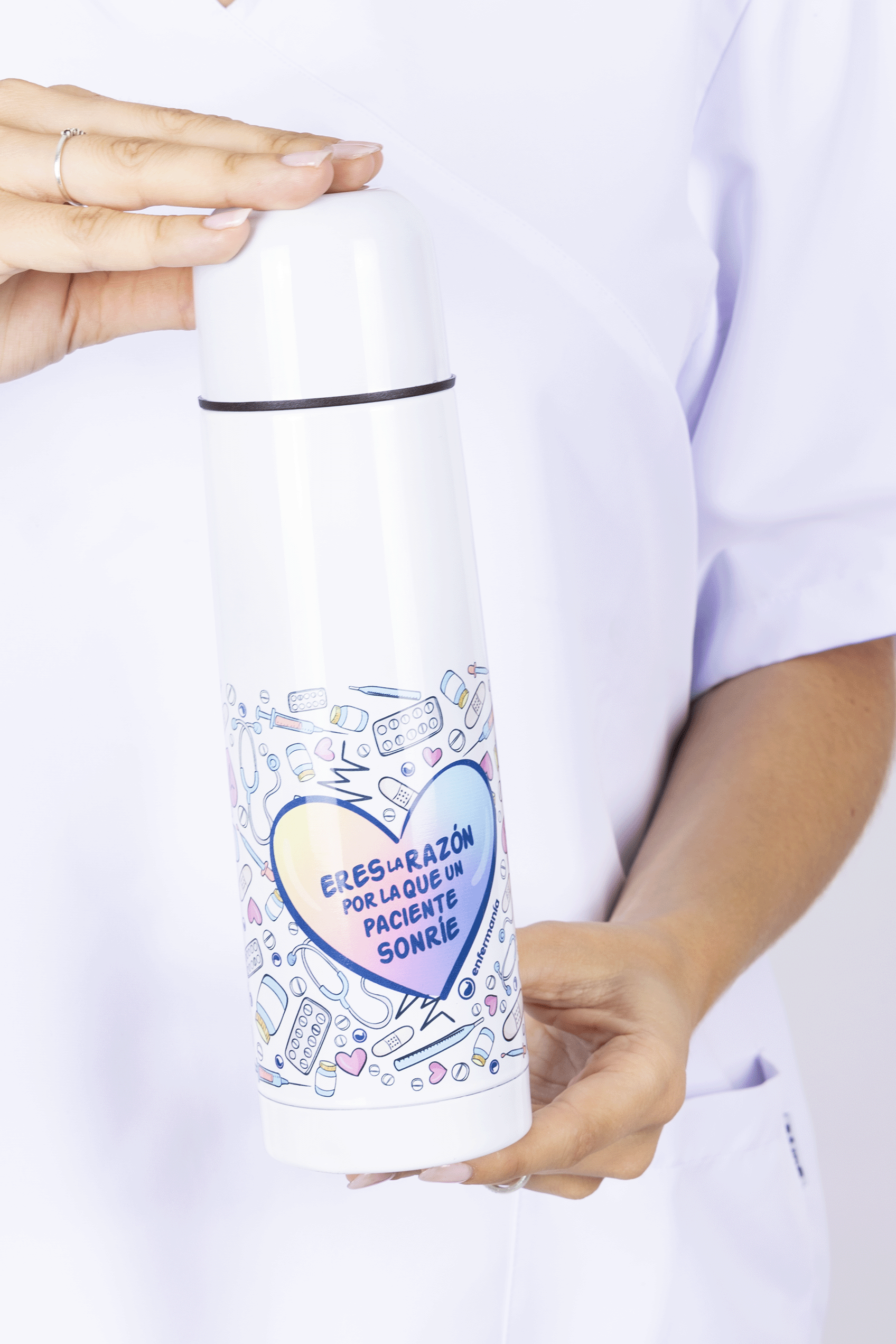 Enfermania Regalos Colorful thermos inox 700 ml coloré