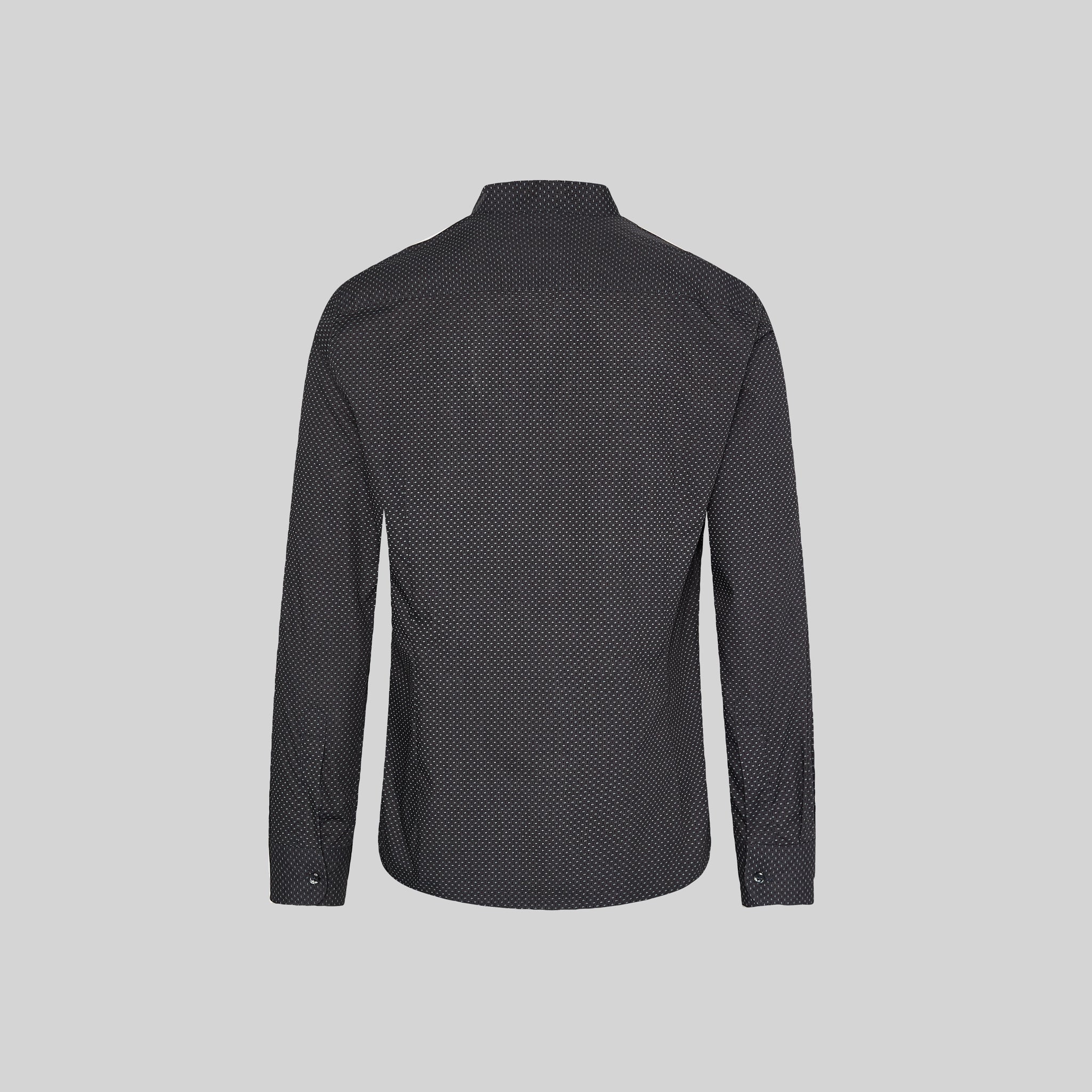 Gary's Leone chemise homme slim gris marengo manches longues