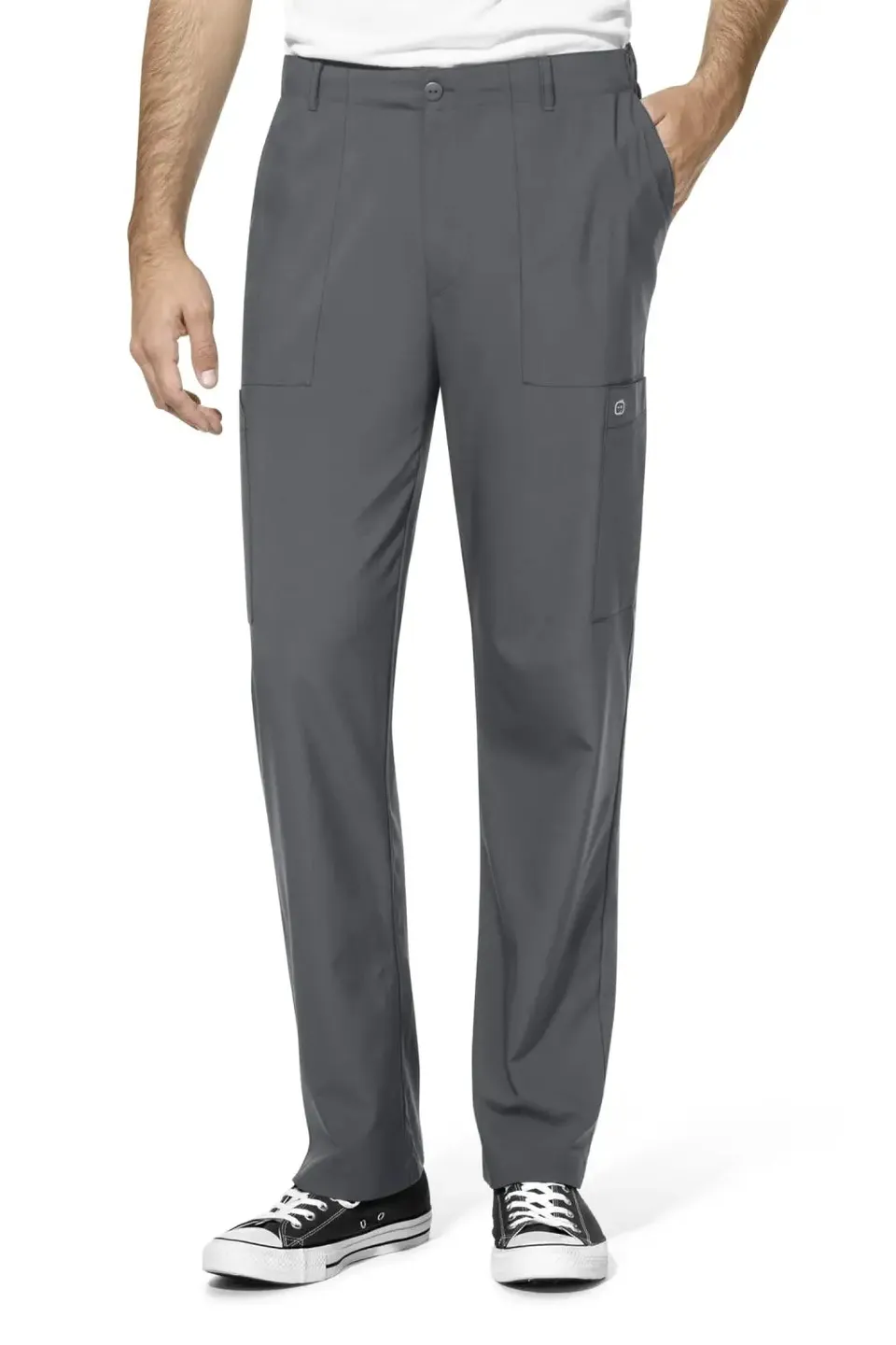 Aelin Luca W123 pantalon de bloc homme gris microfibre